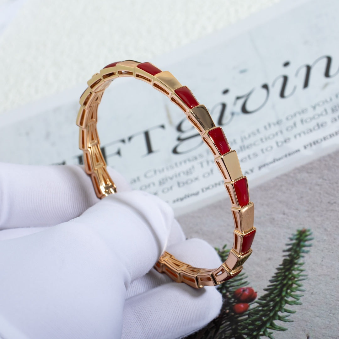 [Regalia jewelry]SERPENTI BRACELET PINK GOLD RUBELLITE