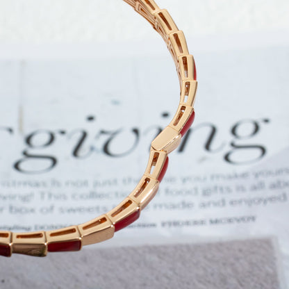[Regalia jewelry]SERPENTI BRACELET PINK GOLD RUBELLITE