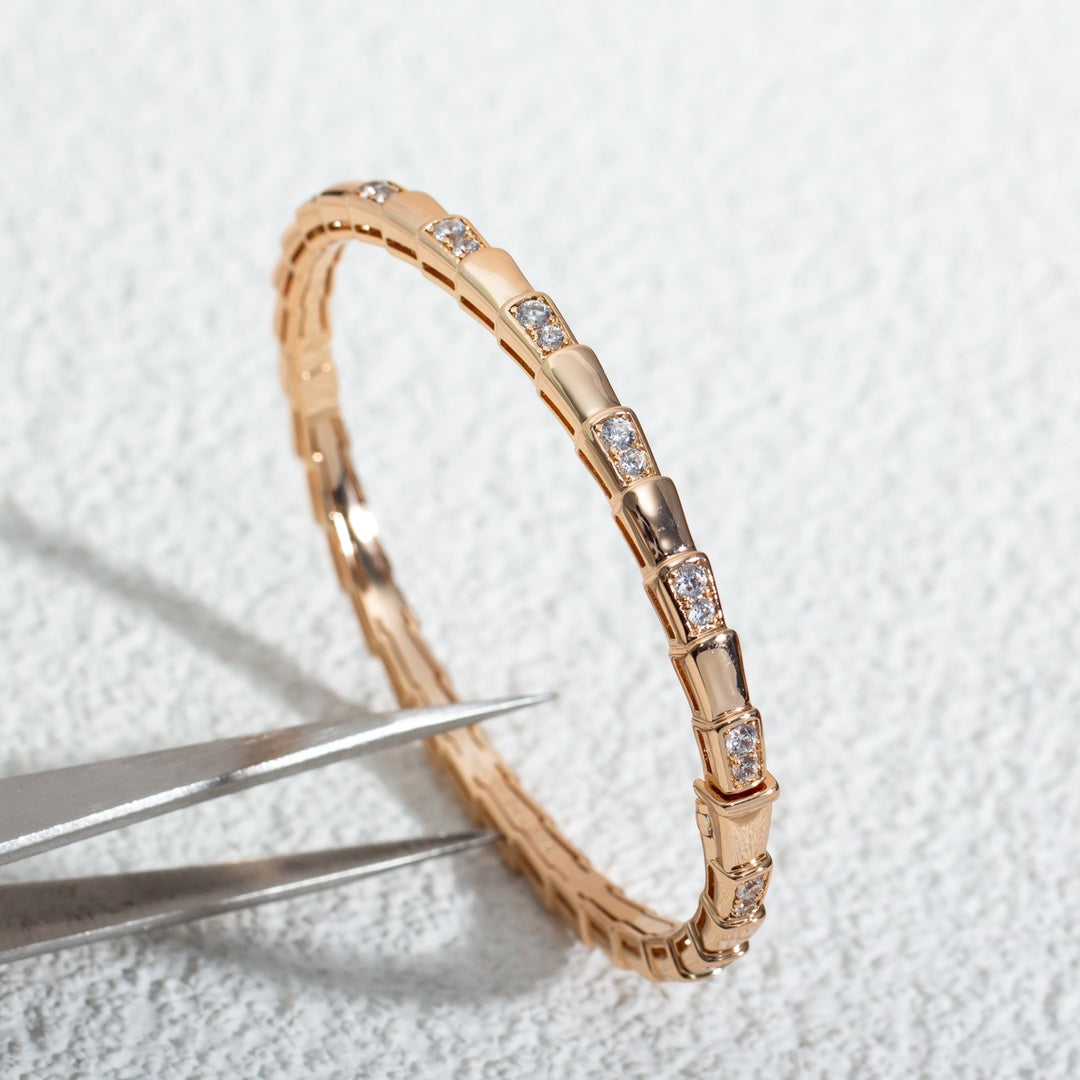 [Regalia jewelry]SERPENTI SMALL BRACELET PINK GOLD DIAMOND