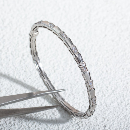 [Regalia jewelry]SERPENTI BRACELET SILVER DIAMOND