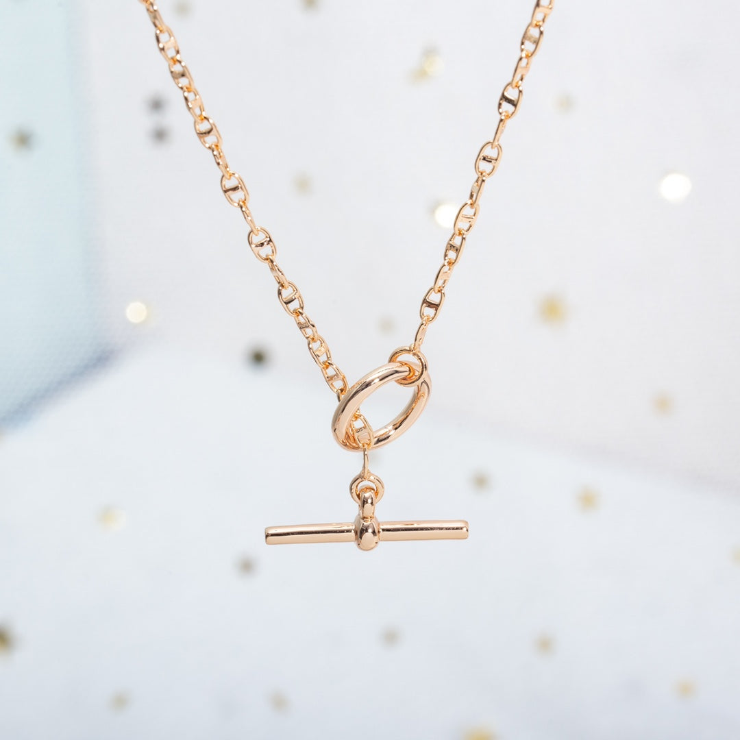 [Regalia jewelry]ECHAPPEE NECKLACE PINK GOLD