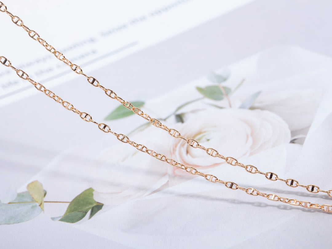 [Regalia jewelry]ECHAPPEE NECKLACE PINK GOLD