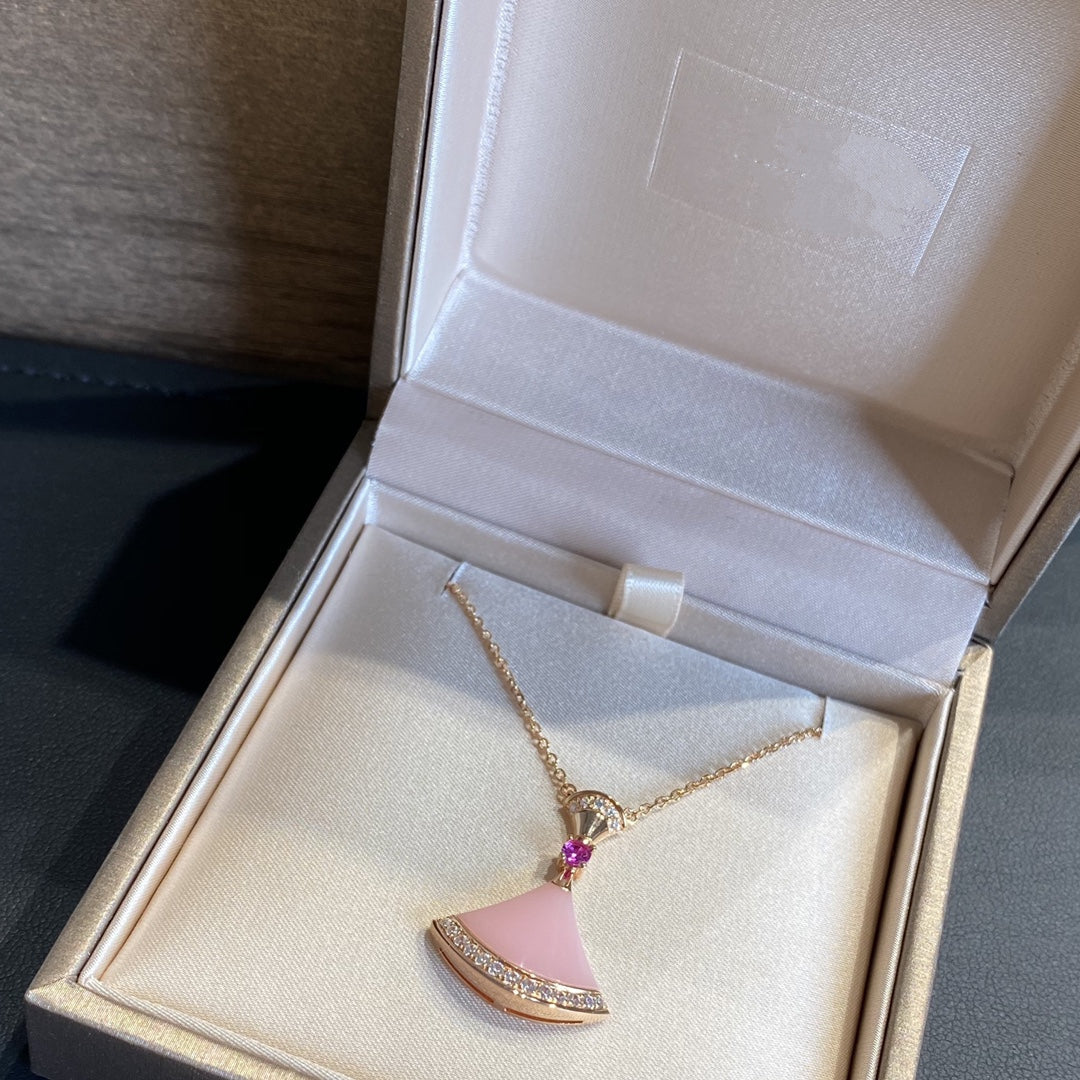 [Regalia jewelry]DREAM NECKLACE PINK OPAL