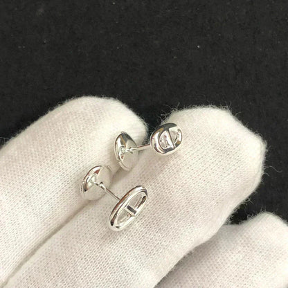 [Regalia jewelry]CHAINE SMALL EARRINGS GOLD AND SILVER