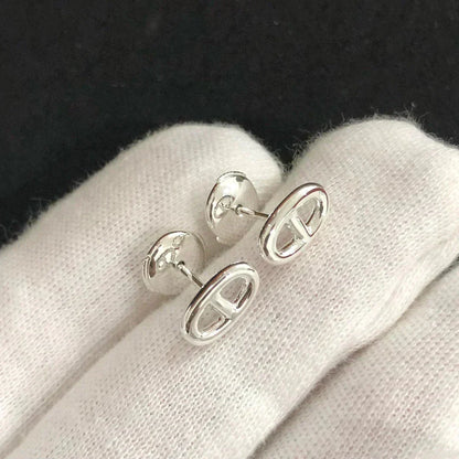 [Regalia jewelry]CHAINE SMALL EARRINGS GOLD AND SILVER