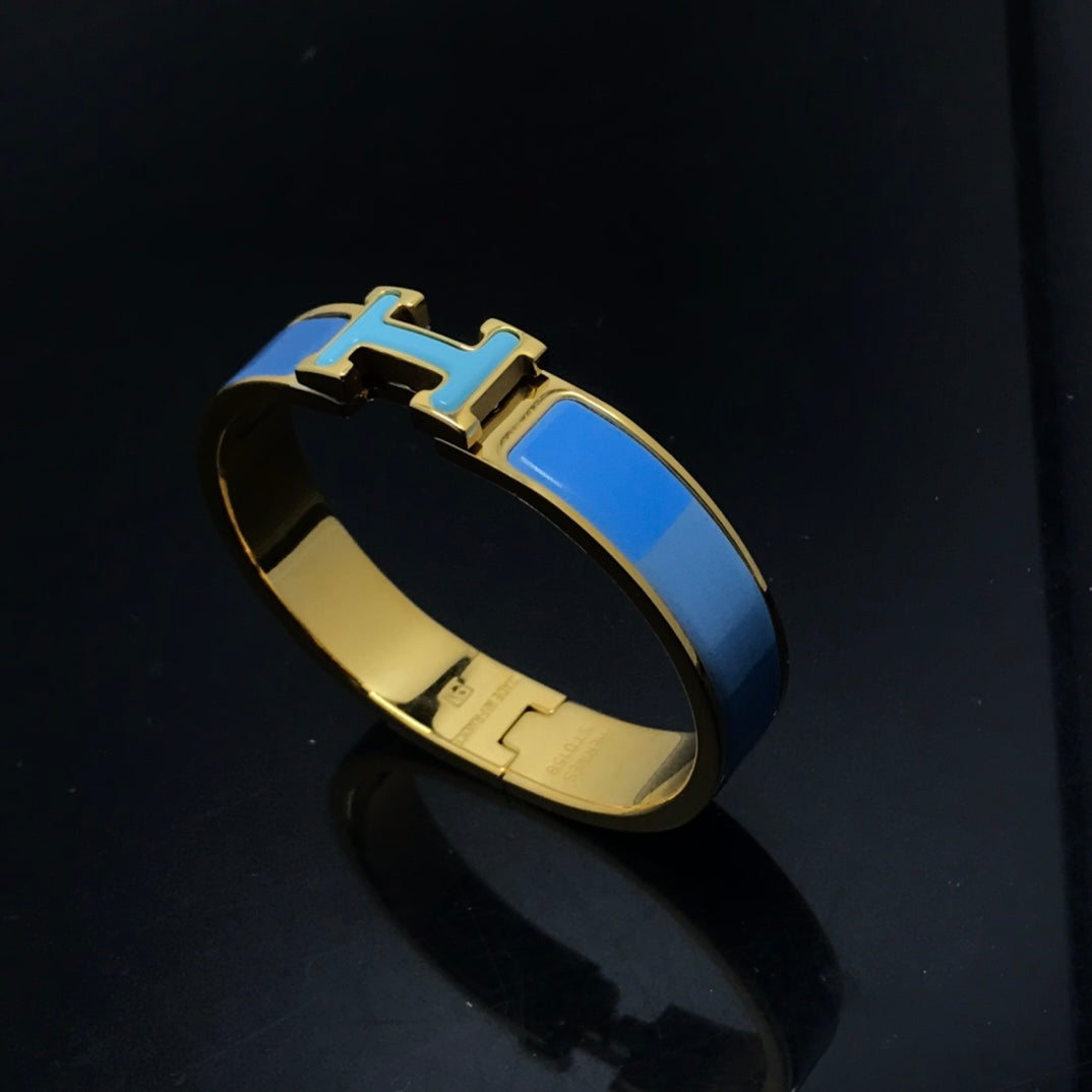 [Regalia jewelry]H BRACELET BLUE RAINBOW CERAMIC