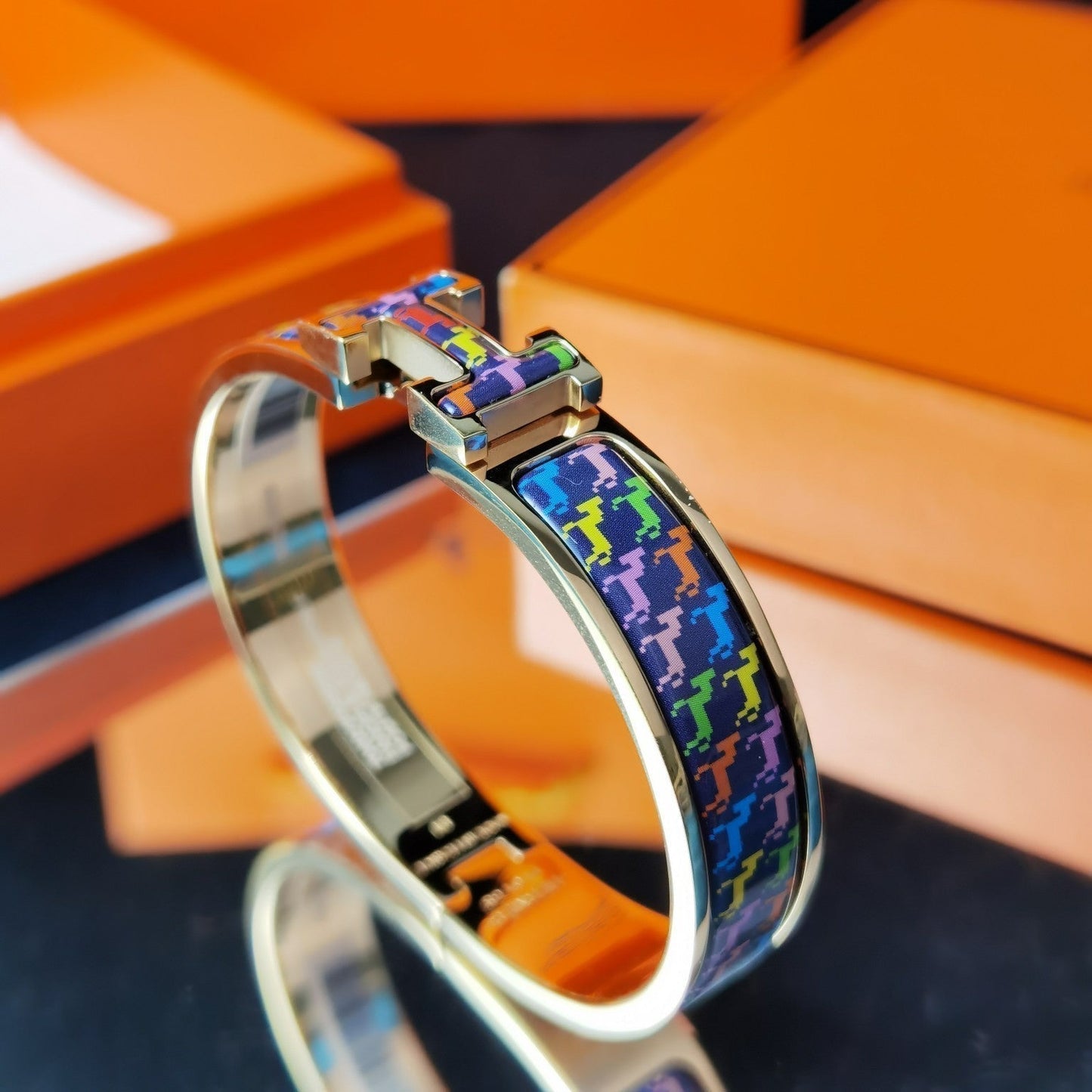 [Regalia jewelry]H HORSE BRACELET 12MM