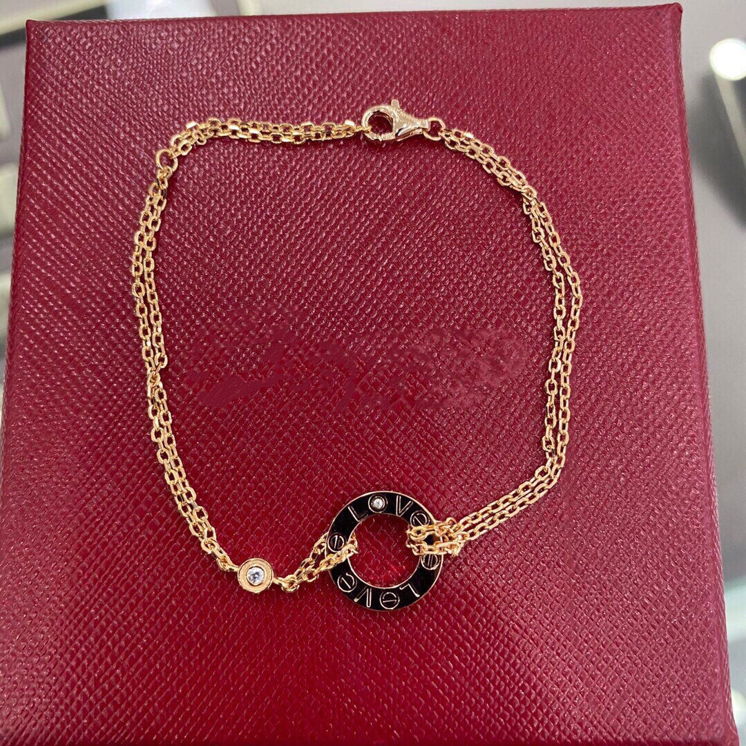 [Regalia jewelry]LOVE BRACELET 2 DIAMOND
