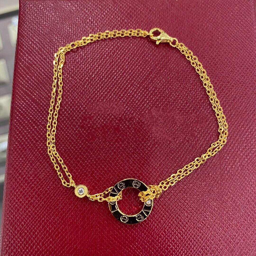 [Regalia jewelry]LOVE BRACELET 2 DIAMOND