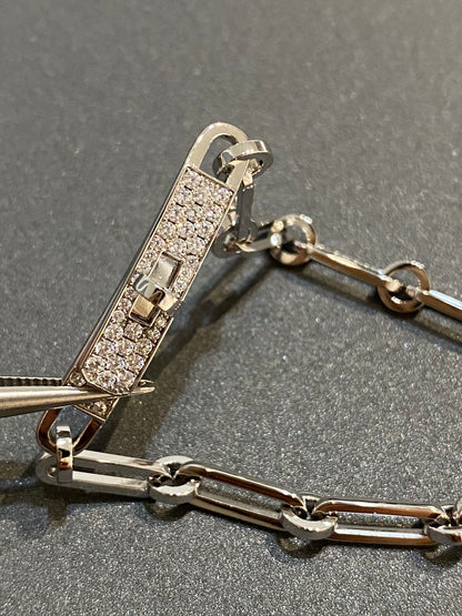 [Regalia jewelry]CHAINE BRACELET SMALL MODEL DIAMOND