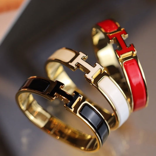 [Regalia jewelry]H BRACELET 12MM GOLD