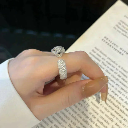 [Regalia jewelry]PANTHERE 5.5MM ALL DIAMOND RING