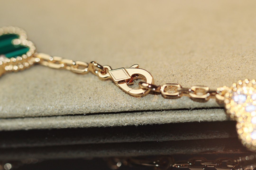 [Regalia jewelry]CLOVER 20 MOTIFS ONYX ROSE GOLD