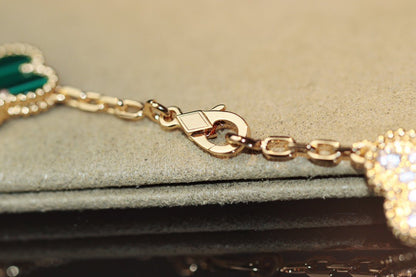 [Regalia jewelry]CLOVER 20 MOTIFS ONYX ROSE GOLD