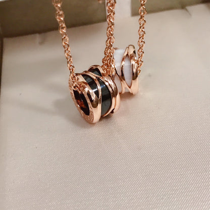 [Regalia jewelry]ZERO 1 FOUR BAND PINK GOLD CERAMIC