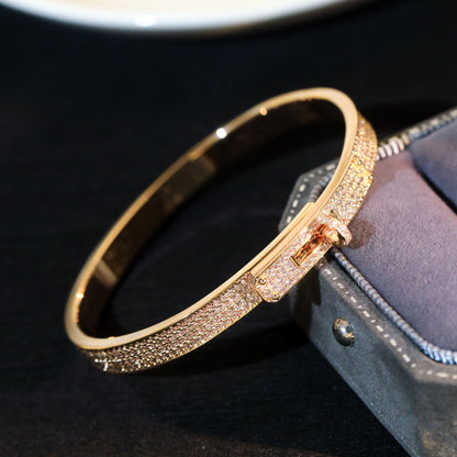 [Regalia jewelry]KELLY BRACELET DIAMOND PAVED