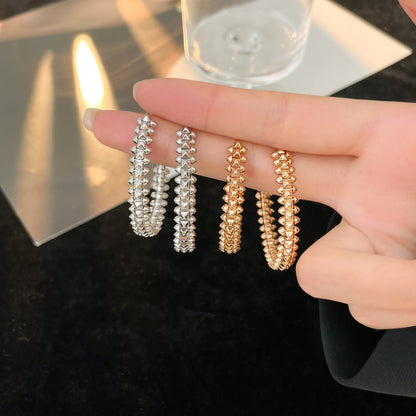 [Regalia jewelry]CLASH HOOP EARRINGS
