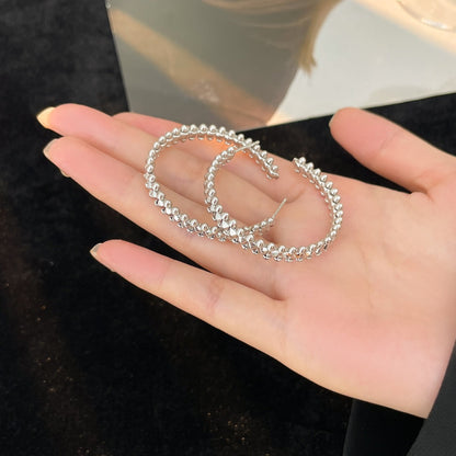 [Regalia jewelry]CLASH HOOP EARRINGS