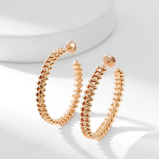 [Regalia jewelry]CLASH HOOP EARRINGS