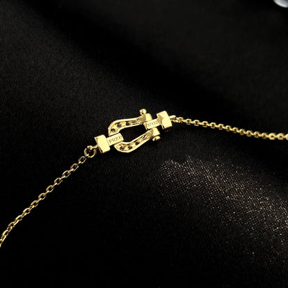 [Regalia jewelry]FORCE 10 FULL DIAMOND BUCKLE CHAIN LINK MINI MODEL