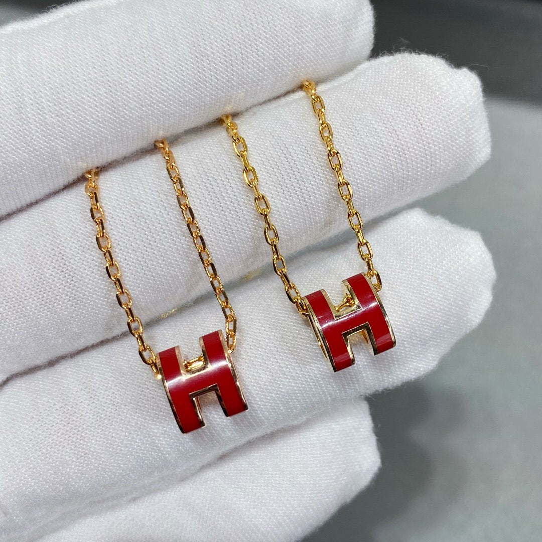 [Regalia jewelry]MINI POP H NECKLACE