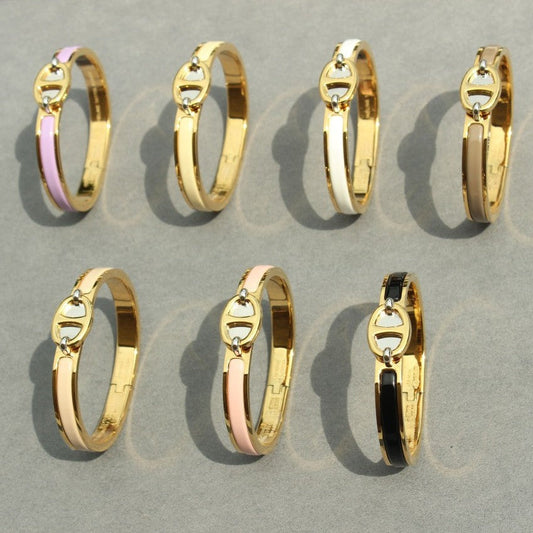 [Regalia jewelry]CLIC CHAINE GOLD BRACELET