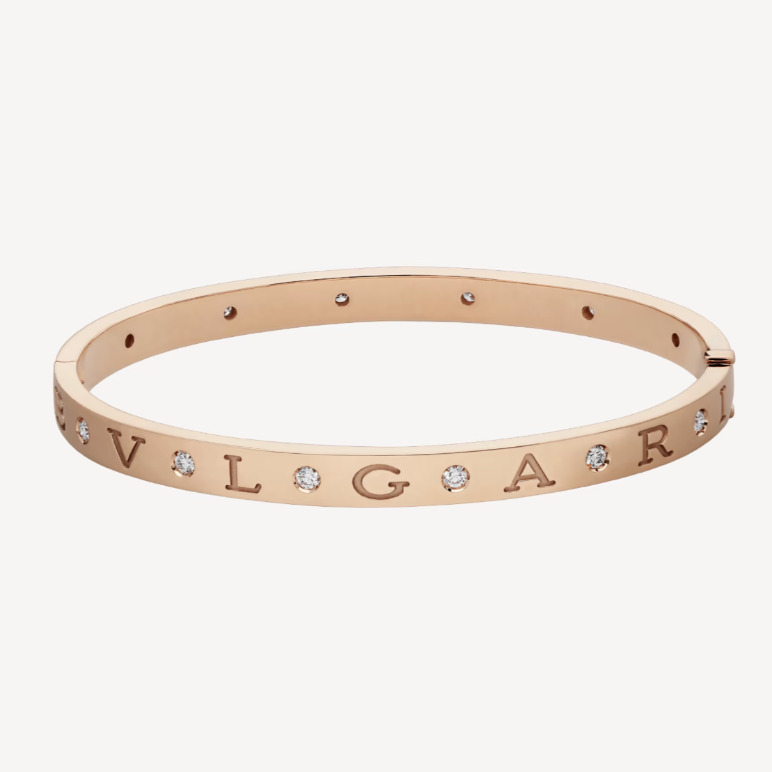 [Regalia jewelry]ZERO 1 PINK GOLD 12 DIAMONDS BRACELET