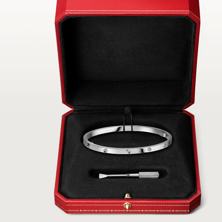 [Regalia jewelry]LOVE BRACELET 3.65MM 10 DIAMONDS