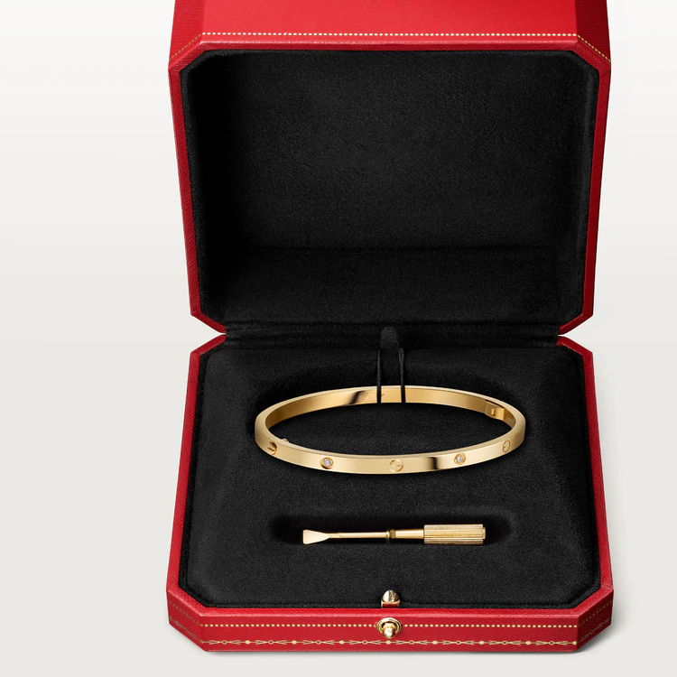 [Regalia jewelry]LOVE BRACELET 3.65MM 6 DIAMONDS