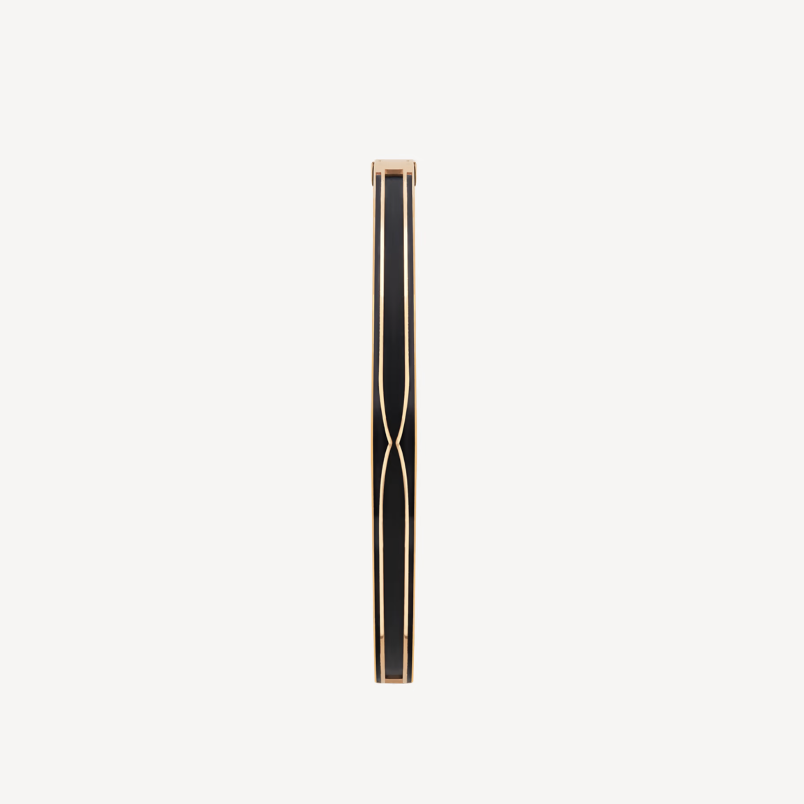 [Regalia jewelry]ZERO 1 PINK GOLD WITH MATTE BLACK CERAMIC BRACELET
