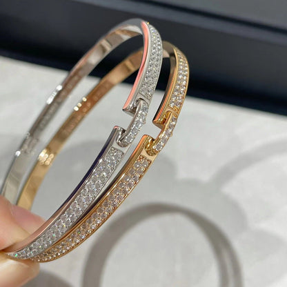 [Regalia jewelry]LIENS VIDENCE DIAMOND PAVED BRACELET