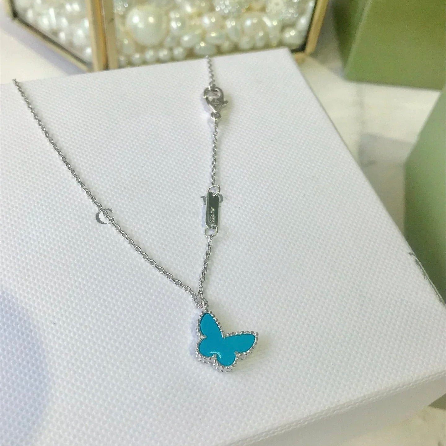 [Regalia jewelry]BUTTERFLY TURQUOISE BUTTERFLY BRACELET SILVER