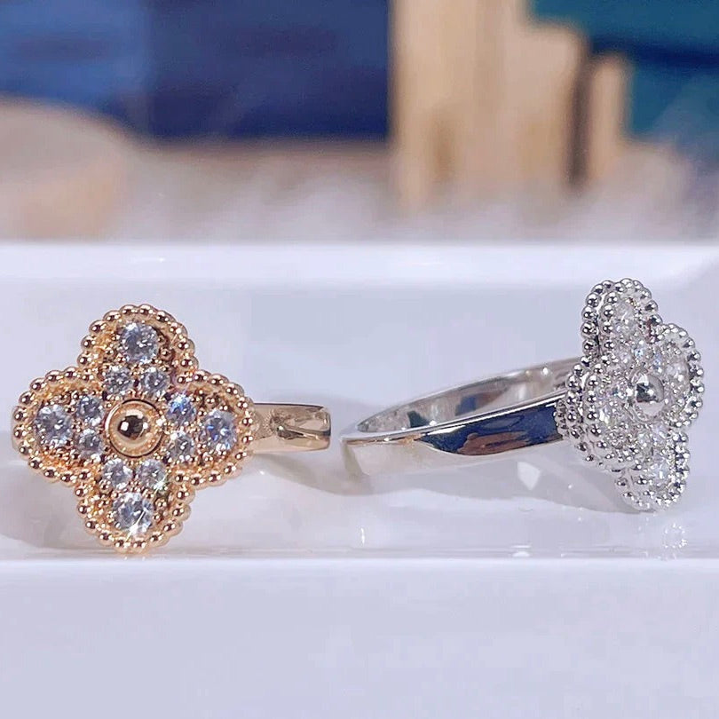 [Regalia jewelry]CLOVER DIAMOND RING