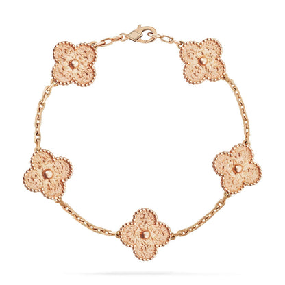 [Regalia jewelry]CLOVER 5 MOTIFS BRONZING BRACELET