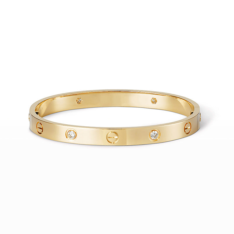 [Regalia jewelry]LOVE BRACELET 6.1MM 4 DIAMONDS