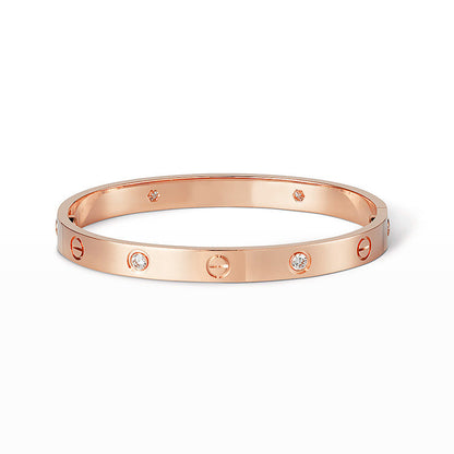 [Regalia jewelry]LOVE BRACELET 6.1MM 4 DIAMONDS