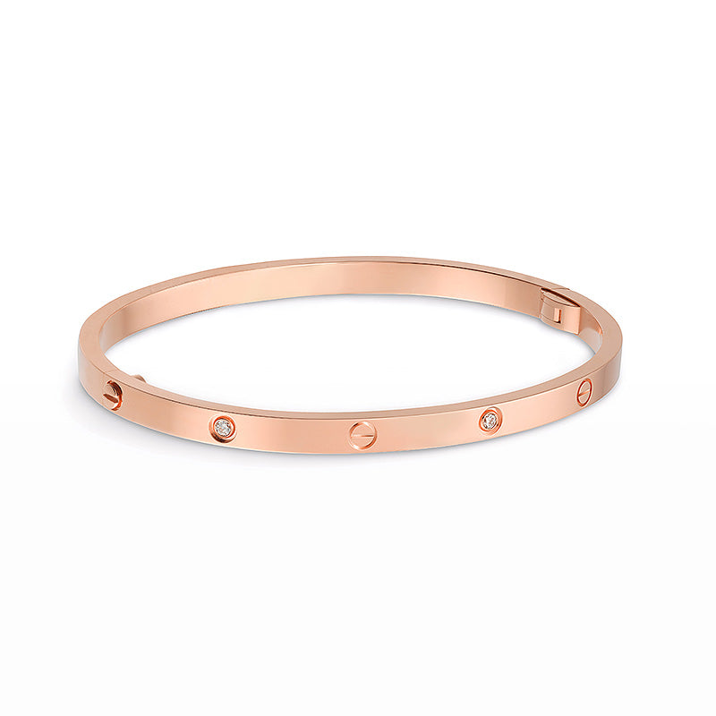 [Regalia jewelry]LOVE BRACELET 3.65MM 6 DIAMONDS