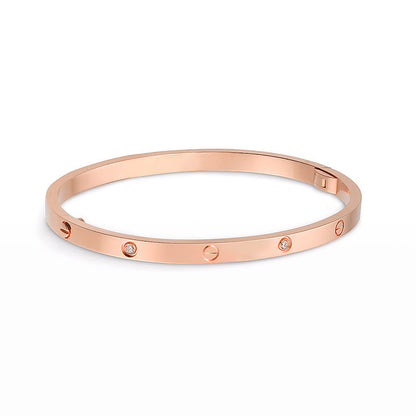 [Regalia jewelry]LOVE BRACELET 3.65MM 6 DIAMONDS