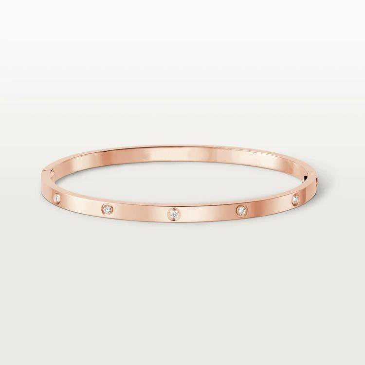 [Regalia jewelry]LOVE BRACELET 3.65MM 10 DIAMONDS