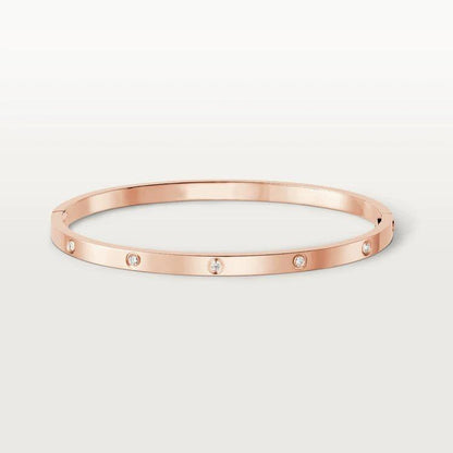 [Regalia jewelry]LOVE BRACELET 3.65MM 10 DIAMONDS