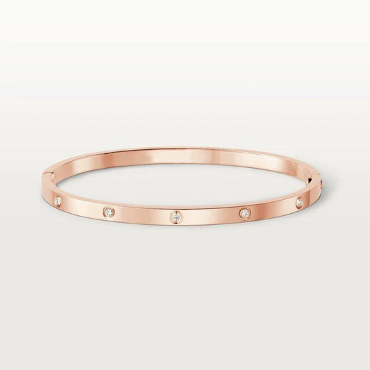 [Regalia jewelry]LOVE BRACELET 3.65MM 10 DIAMONDS