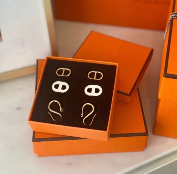 [Regalia jewelry]HM O'MAILLON GOLD EARRINGS