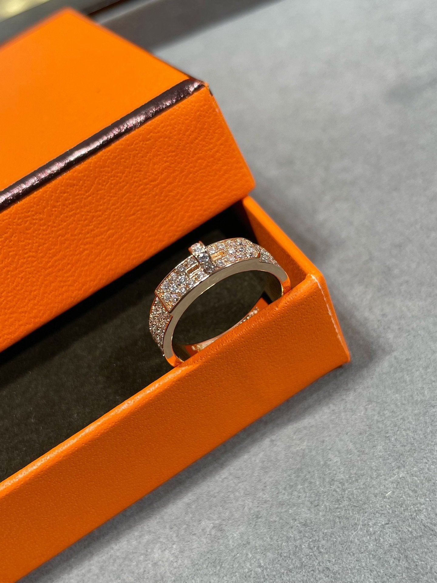 [Regalia jewelry]KELLY PINK GOLD DIAMOND RING