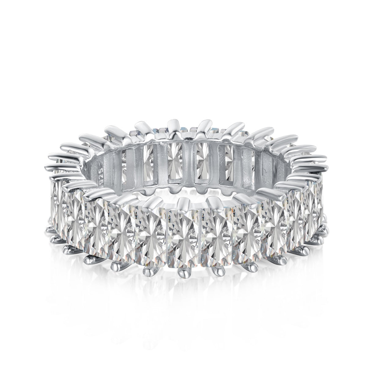 [Regalia jewelry]Unique Colorful Radiant Cut RIng