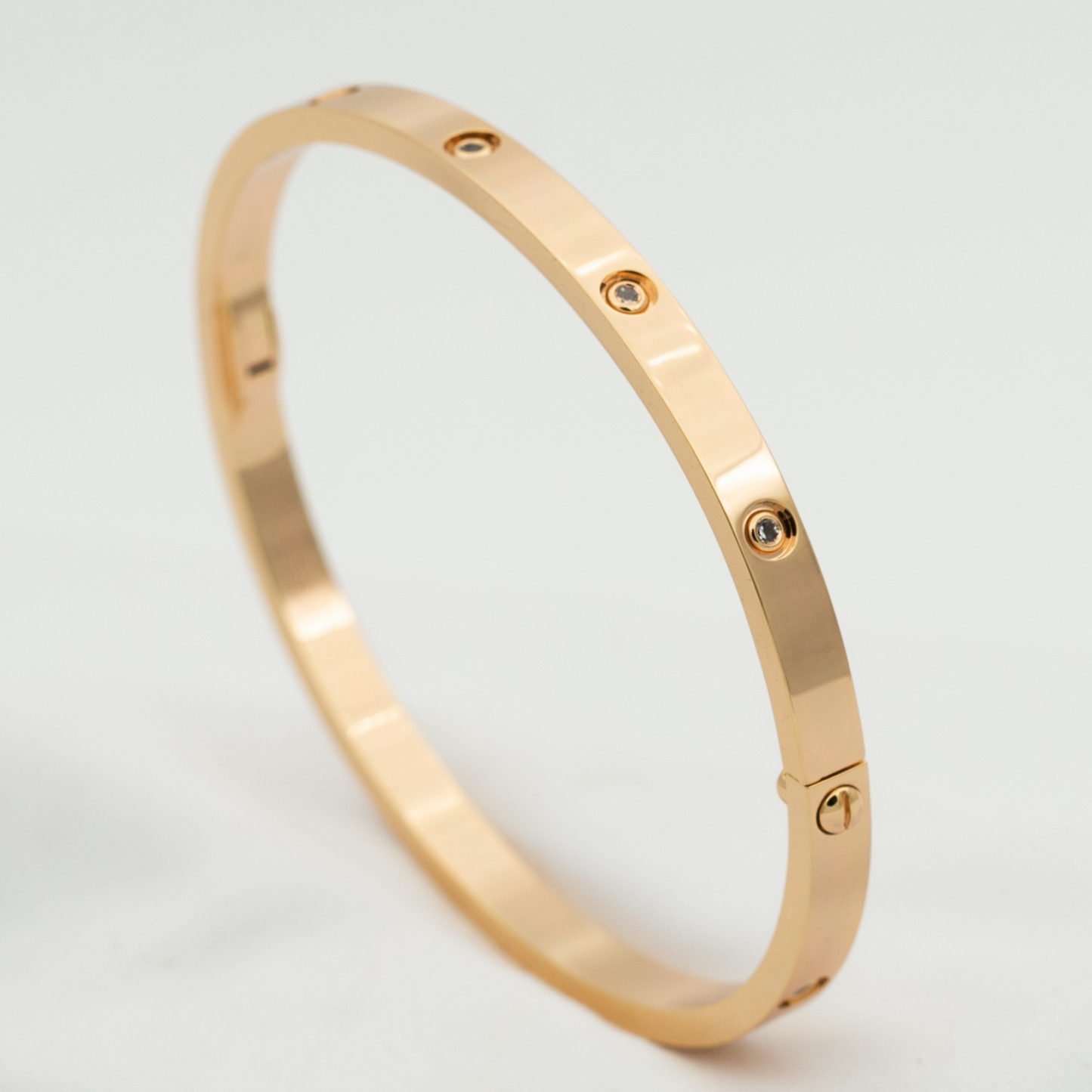 [Regalia jewelry]LOVE BRACELET 3.65MM 10 DIAMONDS