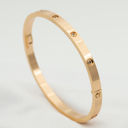 [Regalia jewelry]LOVE BRACELET 3.65MM 10 DIAMONDS