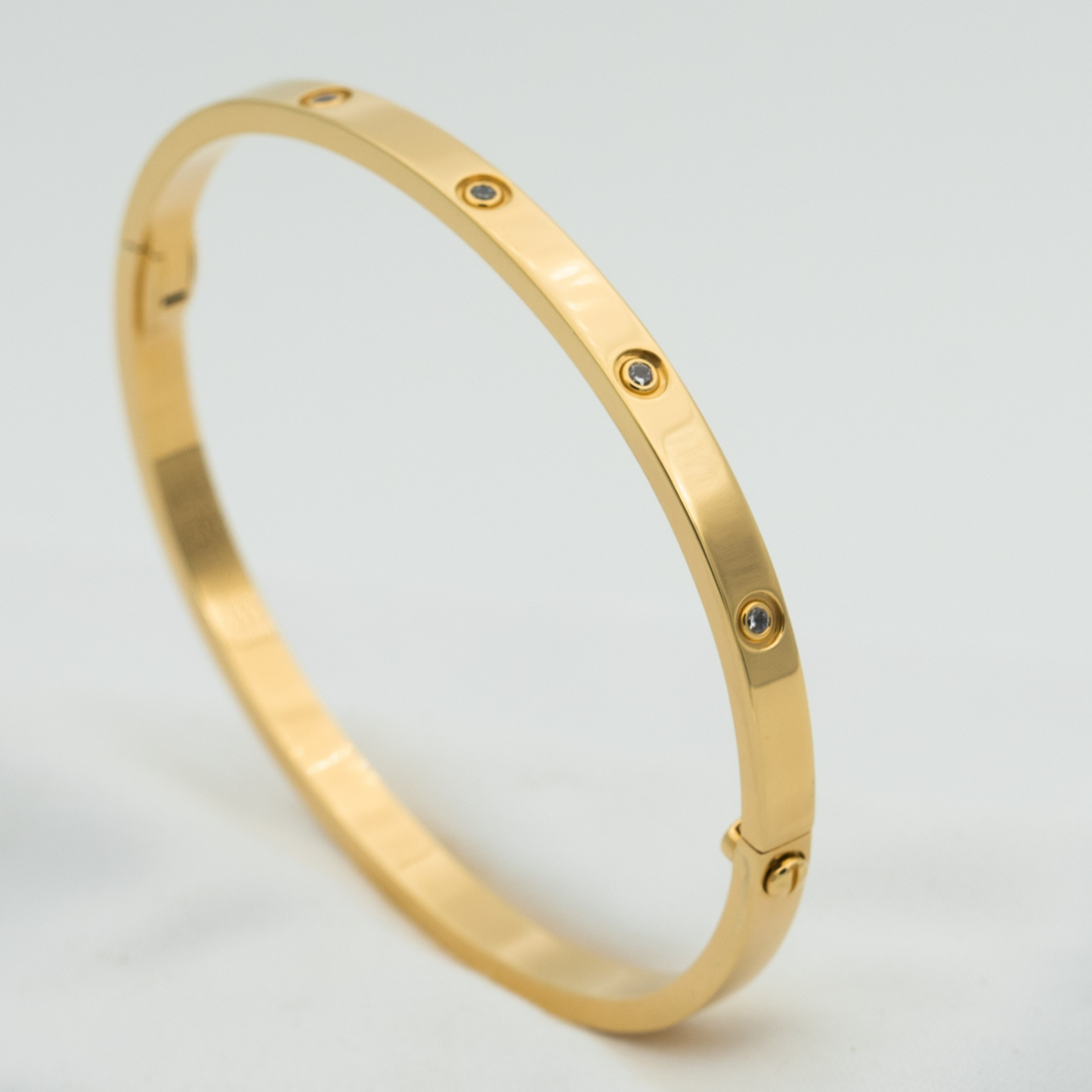 [Regalia jewelry]LOVE BRACELET 3.65MM 10 DIAMONDS