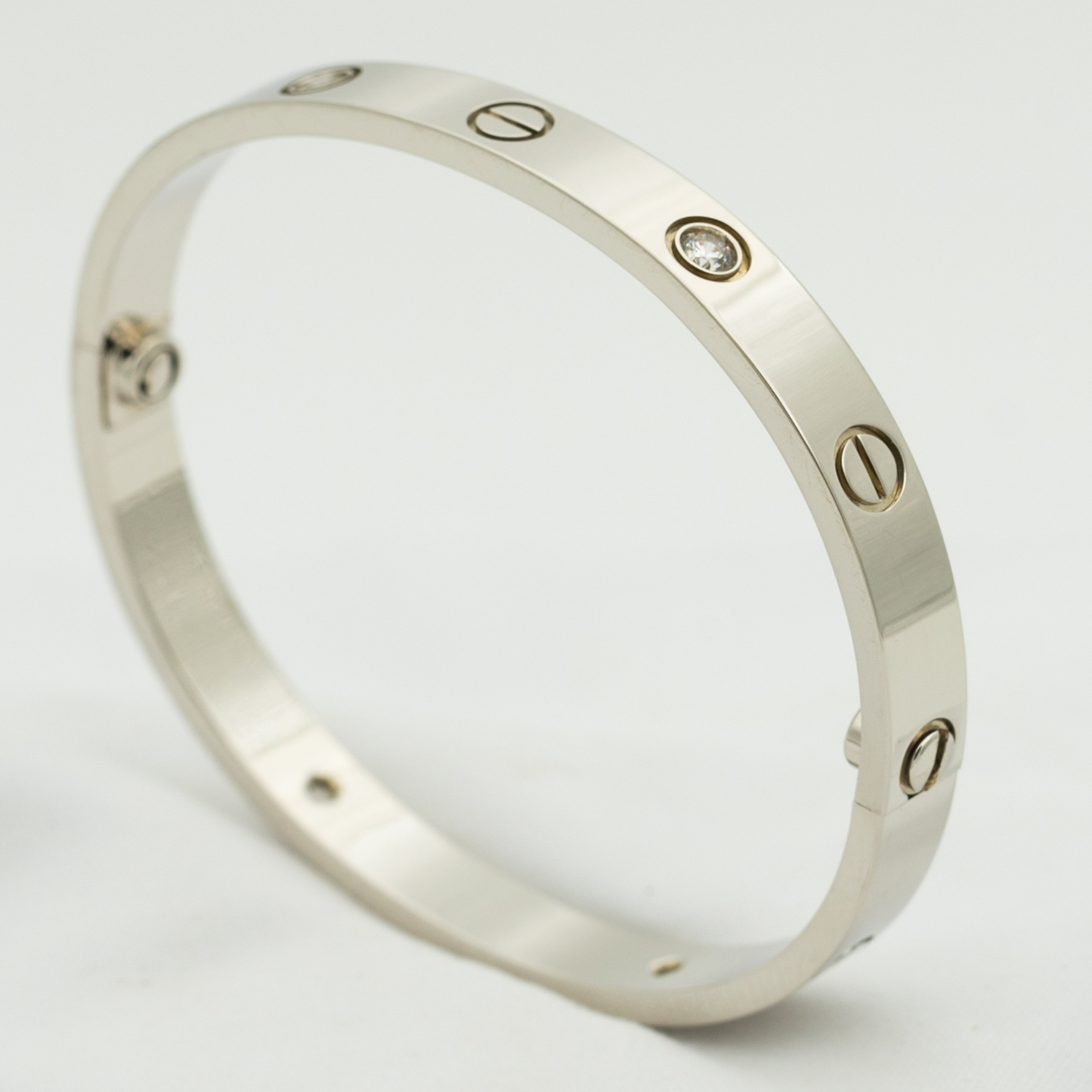 [Regalia jewelry]LOVE BRACELET 6.1MM 4 DIAMONDS