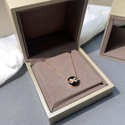 [Regalia jewelry]JEUX DE PINK GOLD DIAMOND NECKLACE