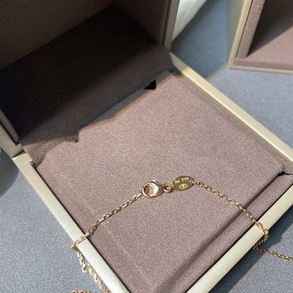 [Regalia jewelry]JEUX DE PINK GOLD DIAMOND NECKLACE